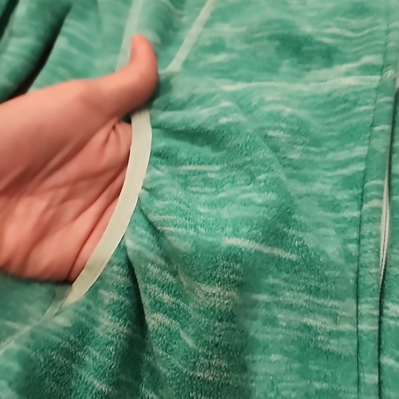 The North Face Womens M Sea Foam Green 100% Polyester Hooded Full Zip Jacket - Picture 3 of 12